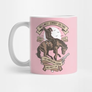 American Wild West Cowboy Mug